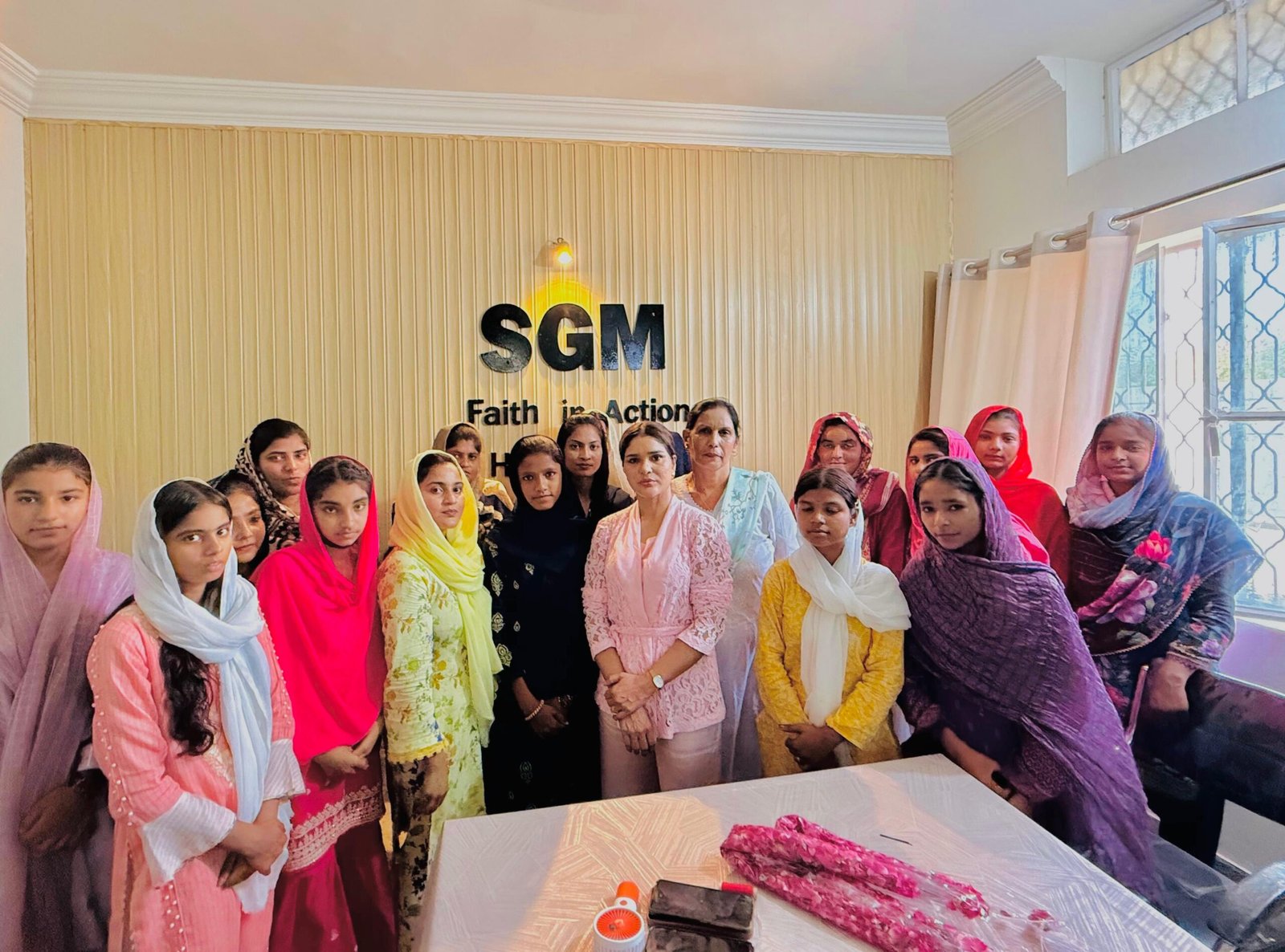 SGM Organization beautician training class