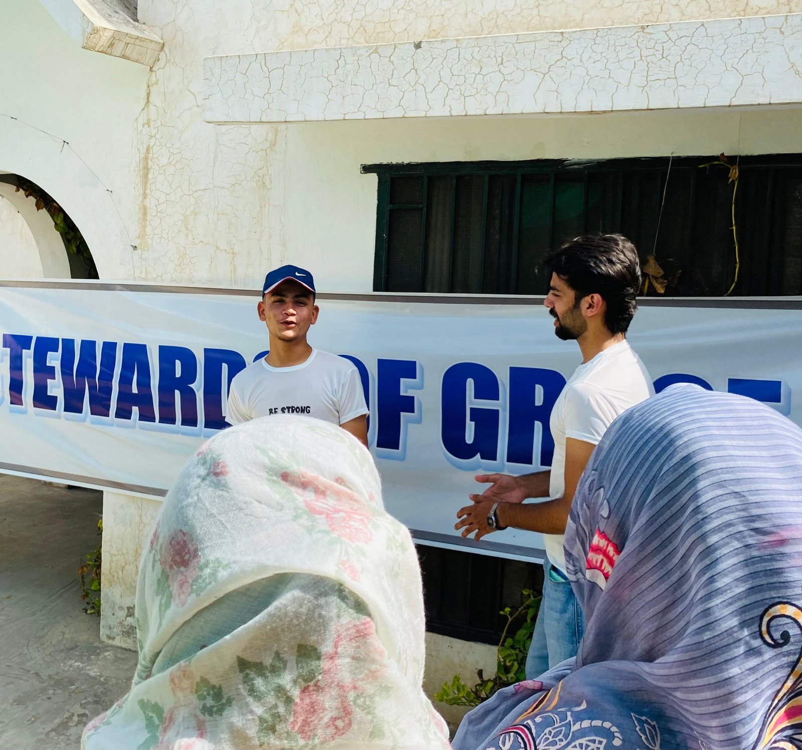 SGM Student Support Program event with members distributed educational packages