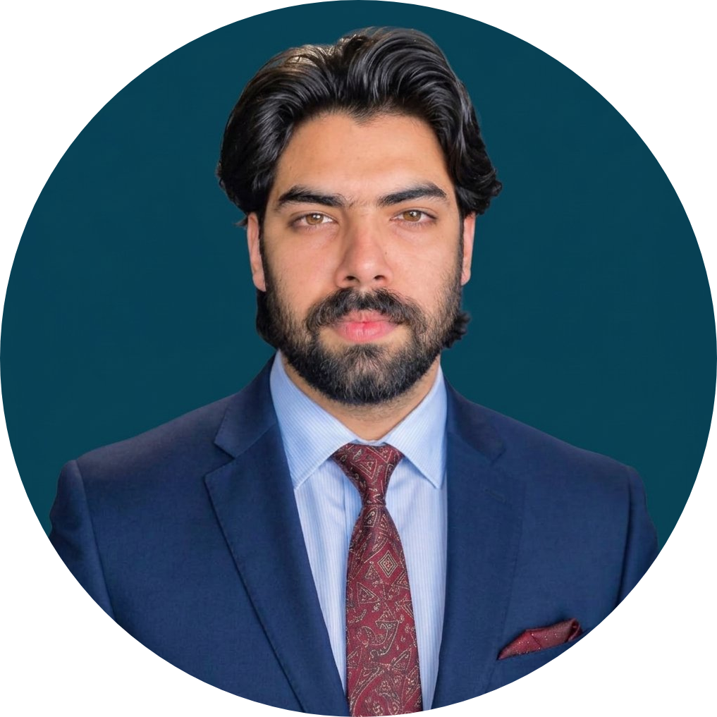 CEO of SGM - Professional Portrait with Teal Background